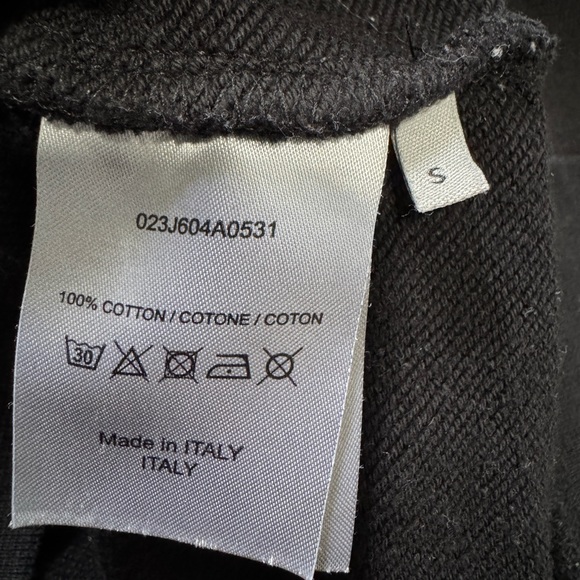 Dior SS20 Daniel Arsham Fade 3D Crewneck Black and White Logo Sweatshirts Sz S - Picture 10 of 13